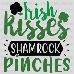 Irish Kisses St. Patrick's Day Design - DTF heat transfer - transferlegend