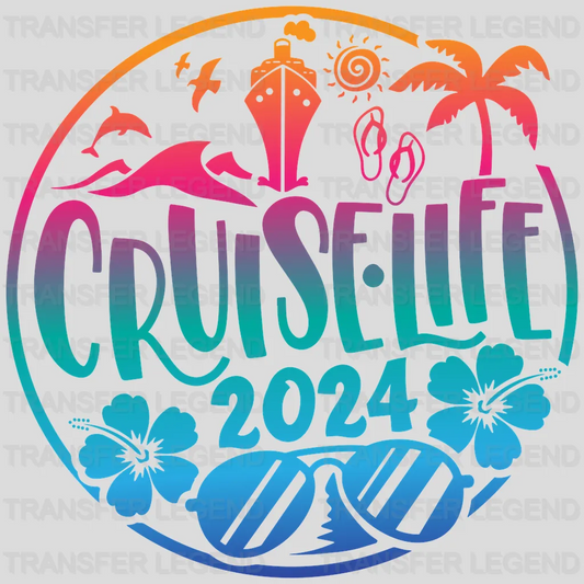 Cruise Life Family Trip DTF Transfer - transferlegend