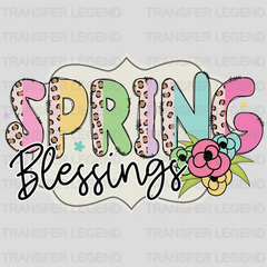 Spring Blessings Easter Design - DTF heat transfer - transferlegend