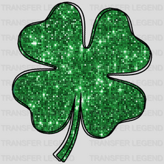 Four Leaf Clover St. Patrick's Day Design - DTF heat transfer - transferlegend