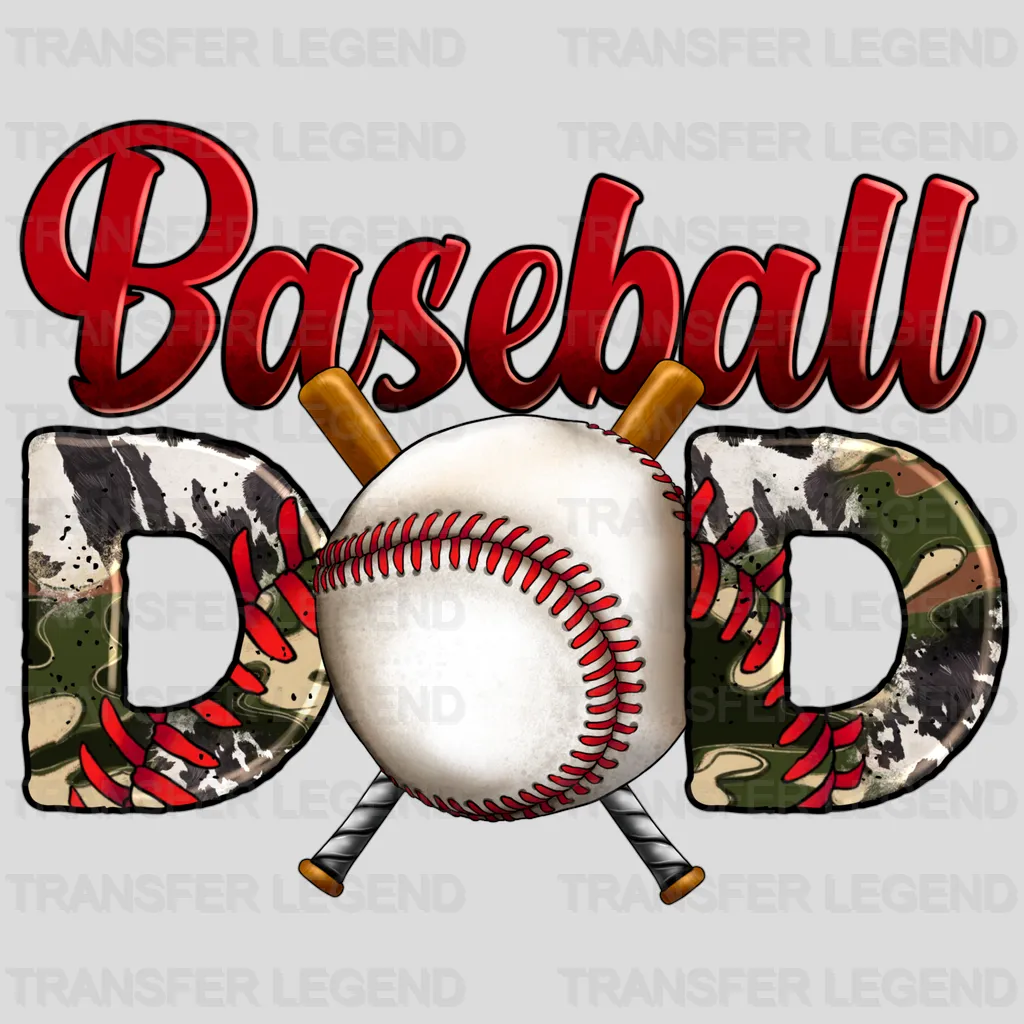 Baseball Dad Design - DTF heat transfer - transferlegend