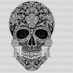 DIAMOND HALLOWEEN SKULL Design - DTF heat transfer - transferlegend