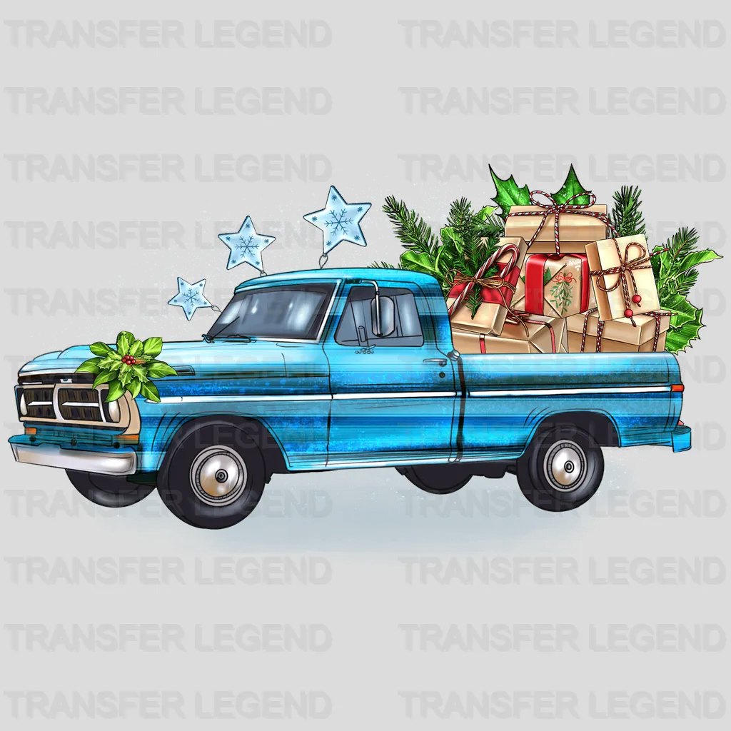 CHRISTMAS CAR Christmas Design - DTF heat transfer - transferlegend