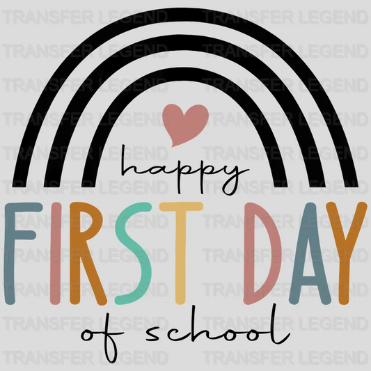 Happy First Day of School Teacher Design - DTF heat transfer - transferlegend