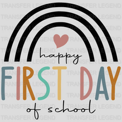 Happy First Day of School Teacher Design - DTF heat transfer - transferlegend