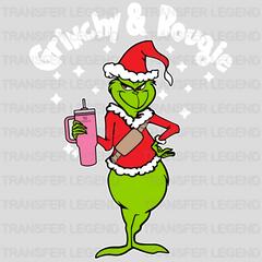 GRINCH AND BOUGIE Christmas Design, Dtf Heat Transfer - transferlegend