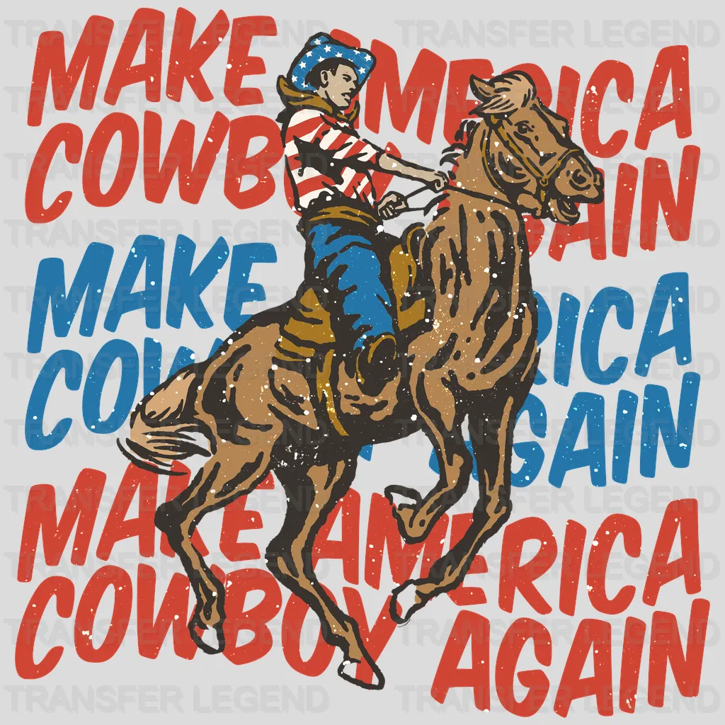 Copy of Make America Cow Boy Again DTF Transfer - transferlegend