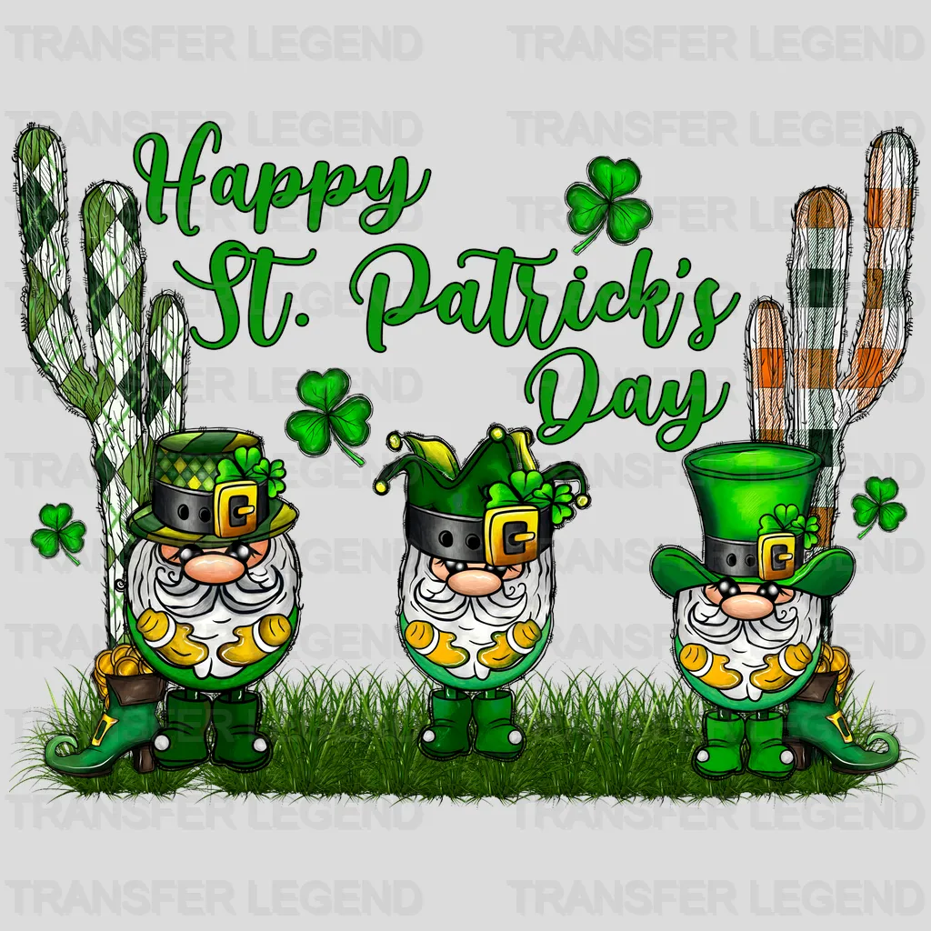 Gnomies St. Patrick's Day Design - DTF heat transfer - transferlegend