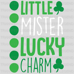 Little Mister Lucky Charm St. Patrick's Day Design - DTF heat transfer - transferlegend