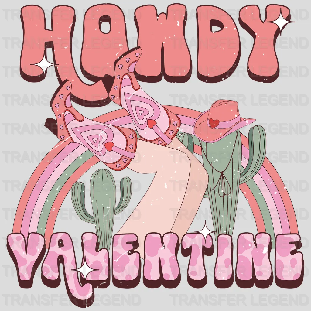HWDY VALENTINE GIRL - DTF heat transfer - transferlegend