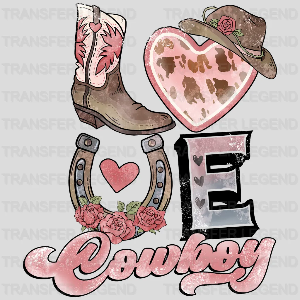 LO VE COWBOY - DTF heat transfer - transferlegend