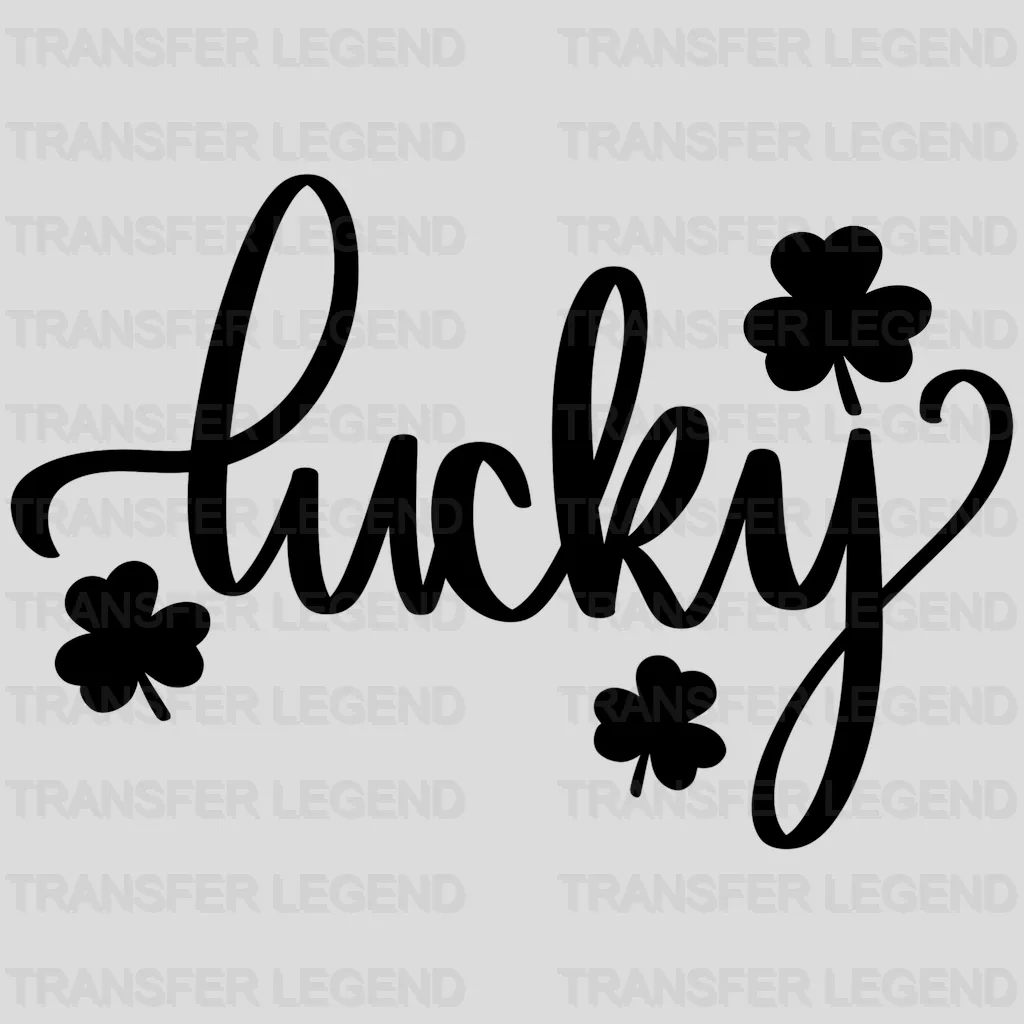 Lucky St. Patrick's Day Design - DTF heat transfer - transferlegend