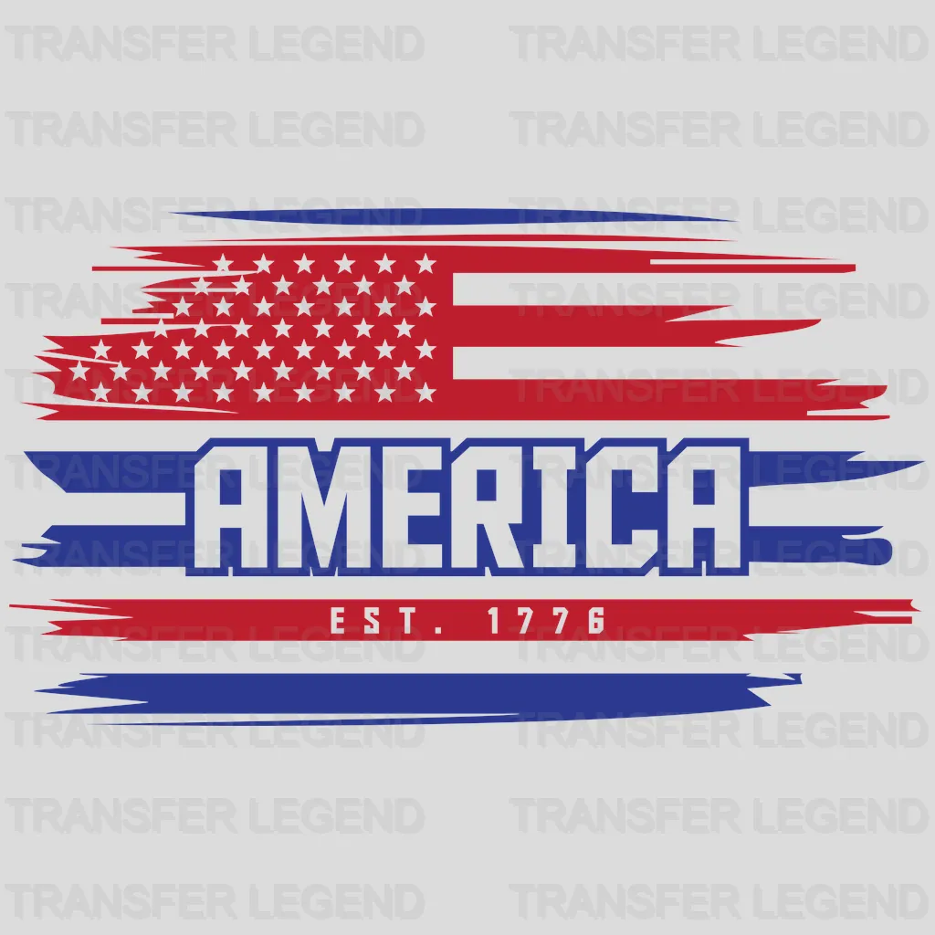 American Flag DTF Transfer - transferlegend