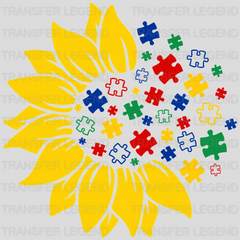 Autism Sunflower Design - transferlegend