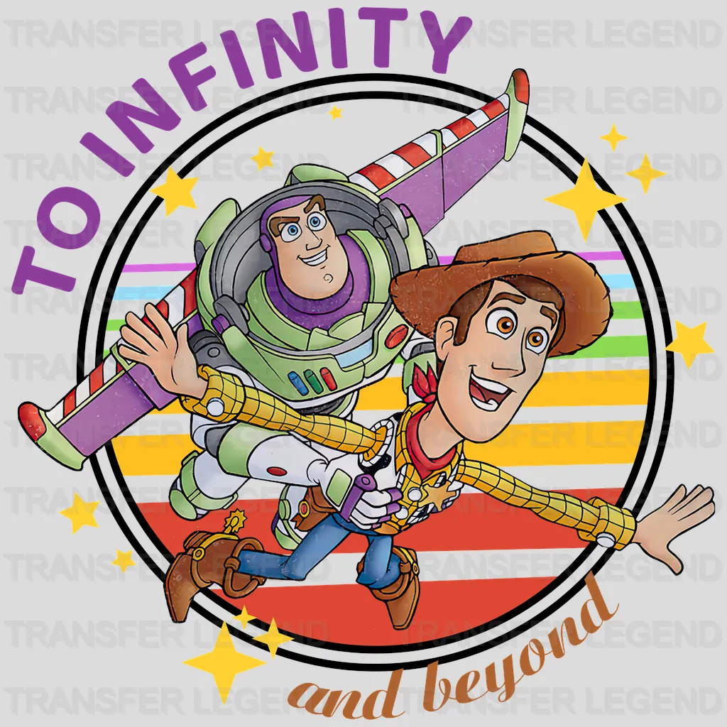 To Infinity Toy Story Disney Designs - DTF Heat Transfers