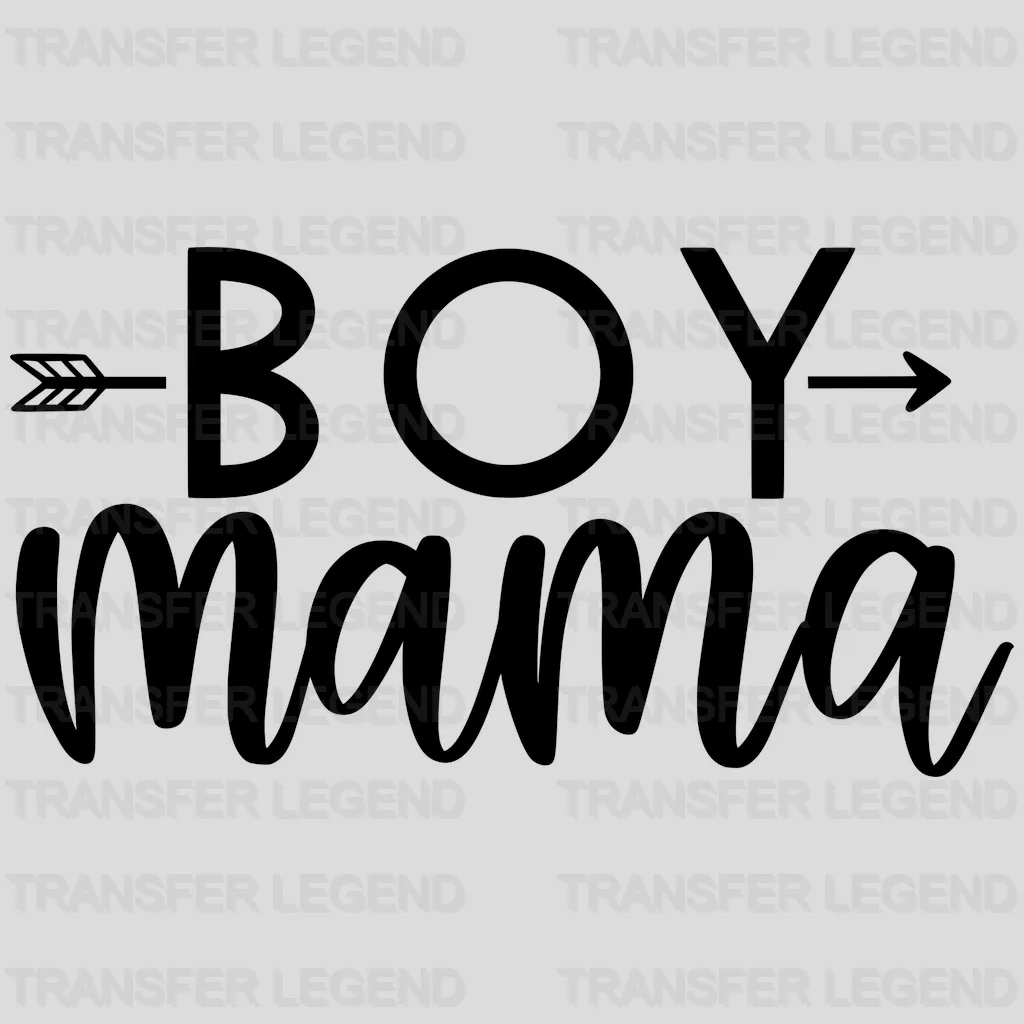 Boy Mama- Mothers Day - Pregnancy Announcement Design - DTF heat transfer - transferlegend