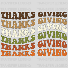 Thanksgiving Thanksgiving Design - DTF heat transfer - transferlegend