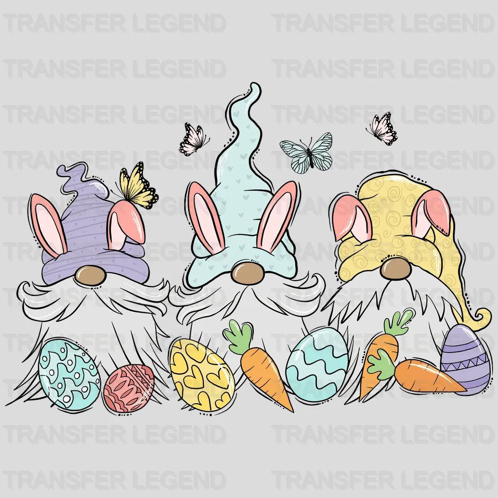 Gnomies Easter Design - DTF heat transfer - transferlegend