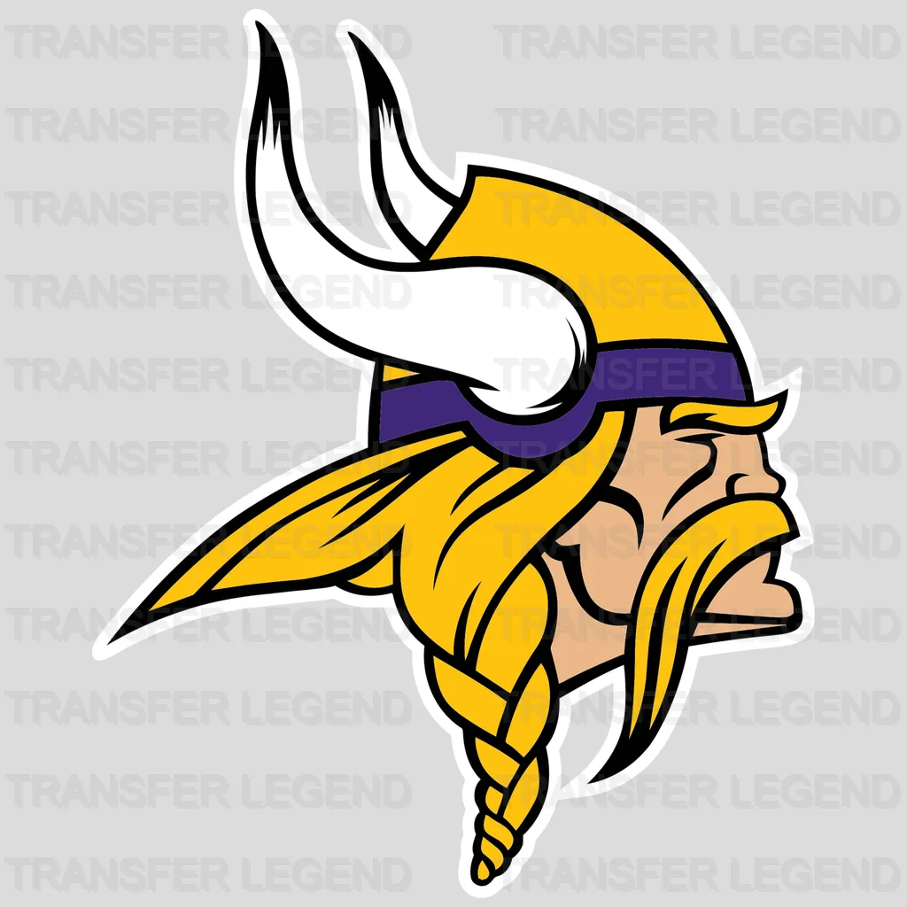 Minnesota Vikings Bold Lettermark Wordmark NFL Design - DTF Heat Transfer