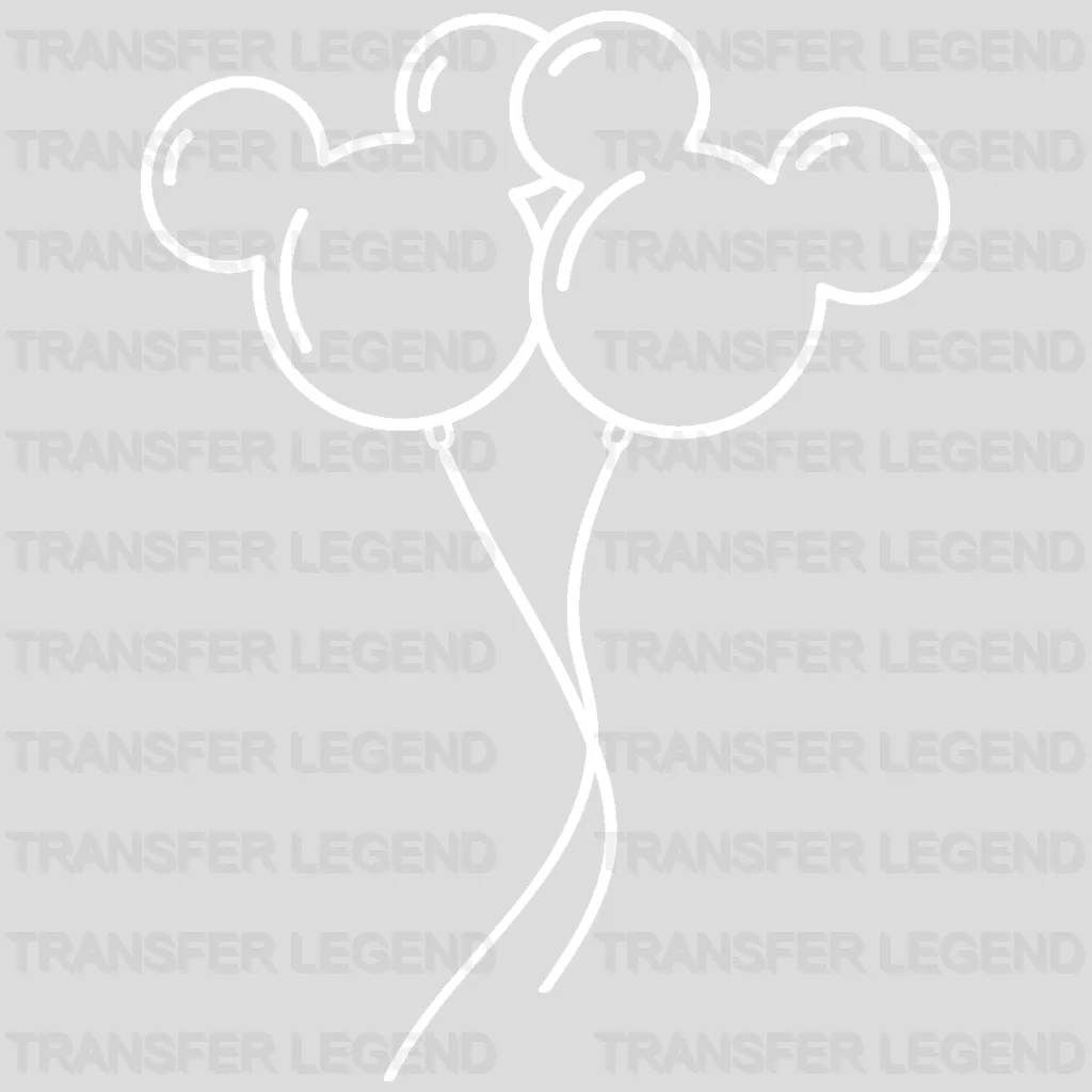 M Head Balloons Design - DTF heat transfer - transferlegend