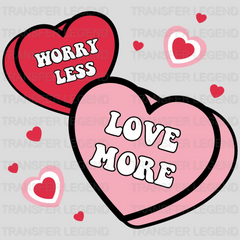 WORRY LESS LOVE MORE - DTF heat transfer - transferlegend