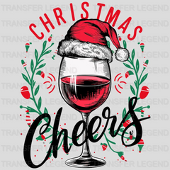 Cheers For All Christmas design - DTF Heat Transfer - transferlegend