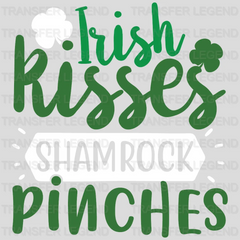 Irish Kisses St. Patrick's Day Design - DTF heat transfer - transferlegend