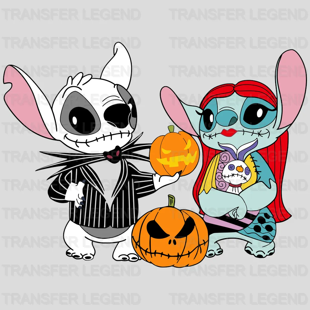 Halloween Lilo and Stitch Design - DTF heat transfer - transferlegend