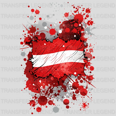 Austria Flag Design - DTF Heat Transfer - transferlegend