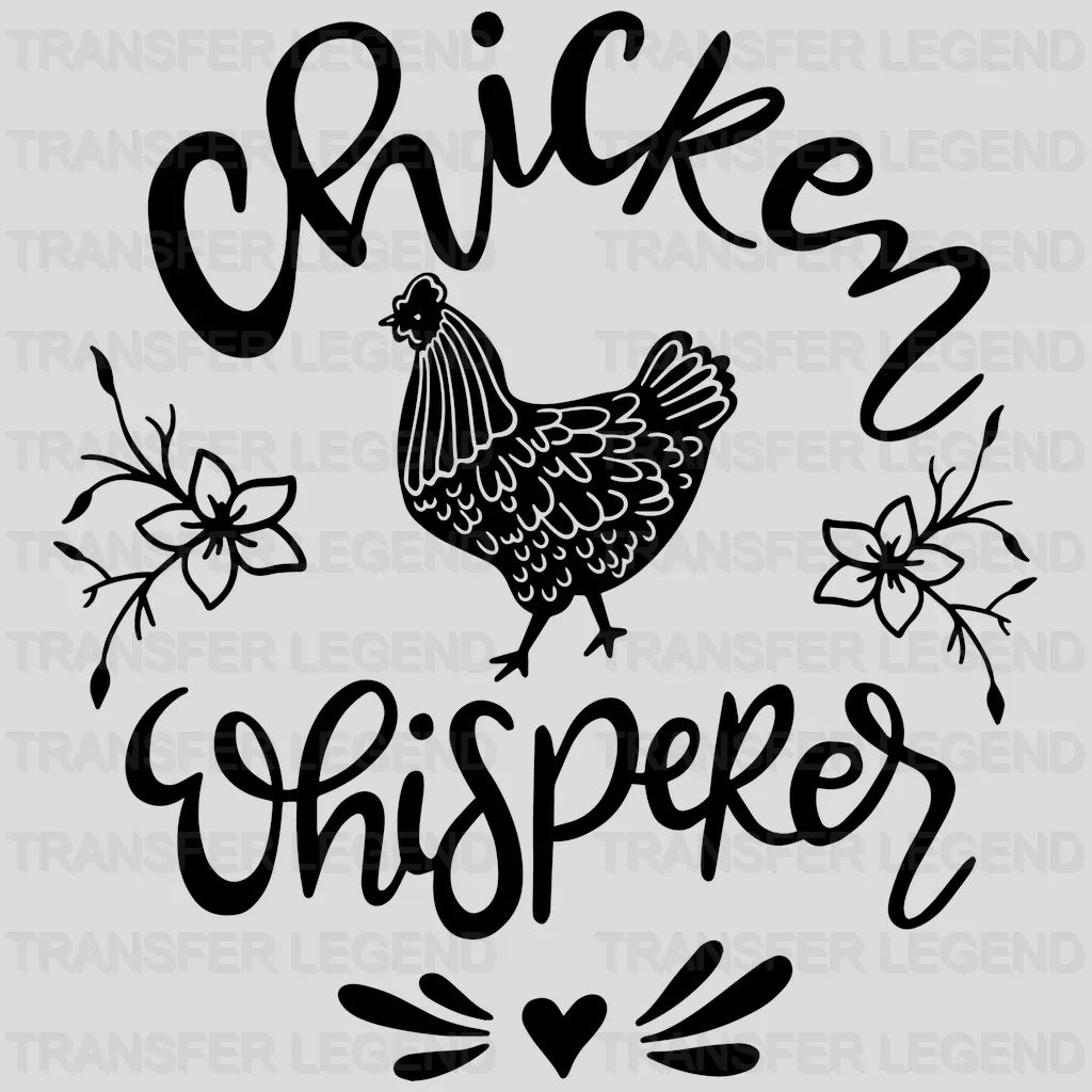 Chicken Whisperer Design - DTF heat transfer - transferlegend