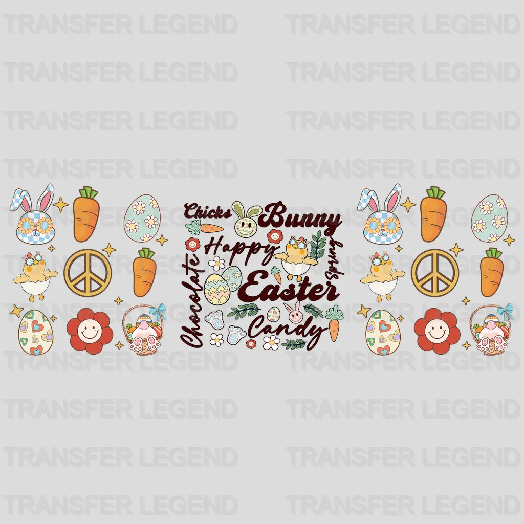 Bunny Easter Candy UV DTF Transfer Cup Wrap UV DTF Sticker - transferlegend