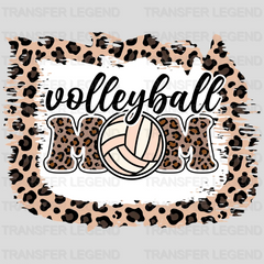 Volleyball Mom Mom Leopard DTF Transfer - transferlegend