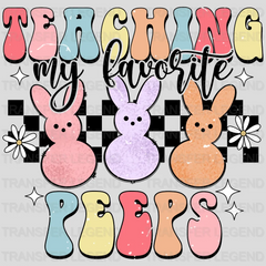 Teacher My Favorite Peeps Easter Design - DTF heat transfer - transferlegend