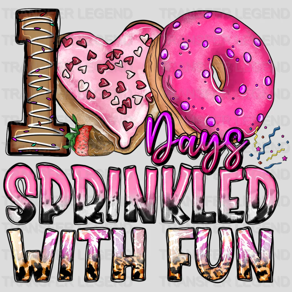 100 Days Sprinkled With Fun- DTF heat transfer - transferlegend