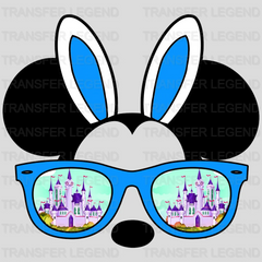 Mickey with Easter Bunny Ear Design- DTF heat transfer - transferlegend