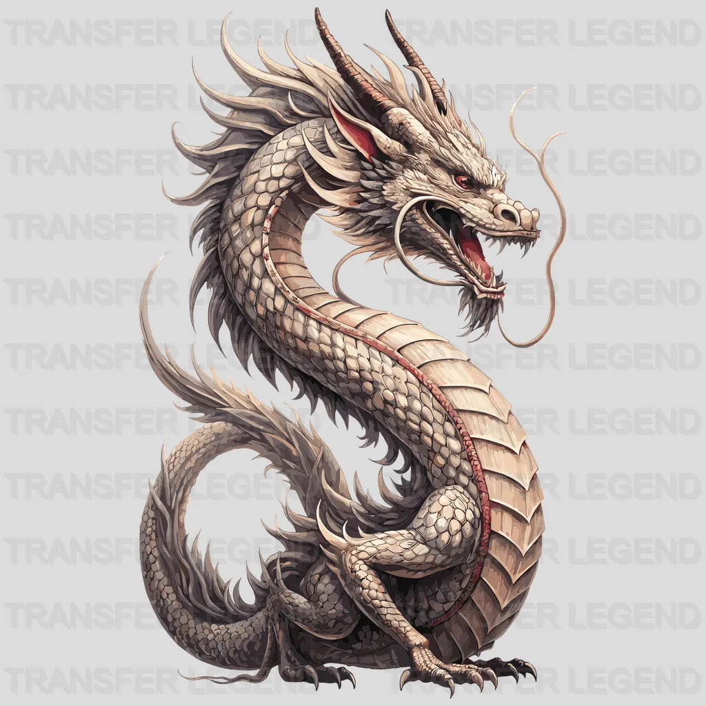 Dragon Heart Asian Design - DTF Heat Transfer - transferlegend