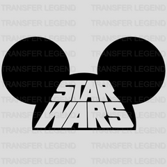 Star Wars Mickey And Minnie Head Design - DTF heat transfer - transferlegend