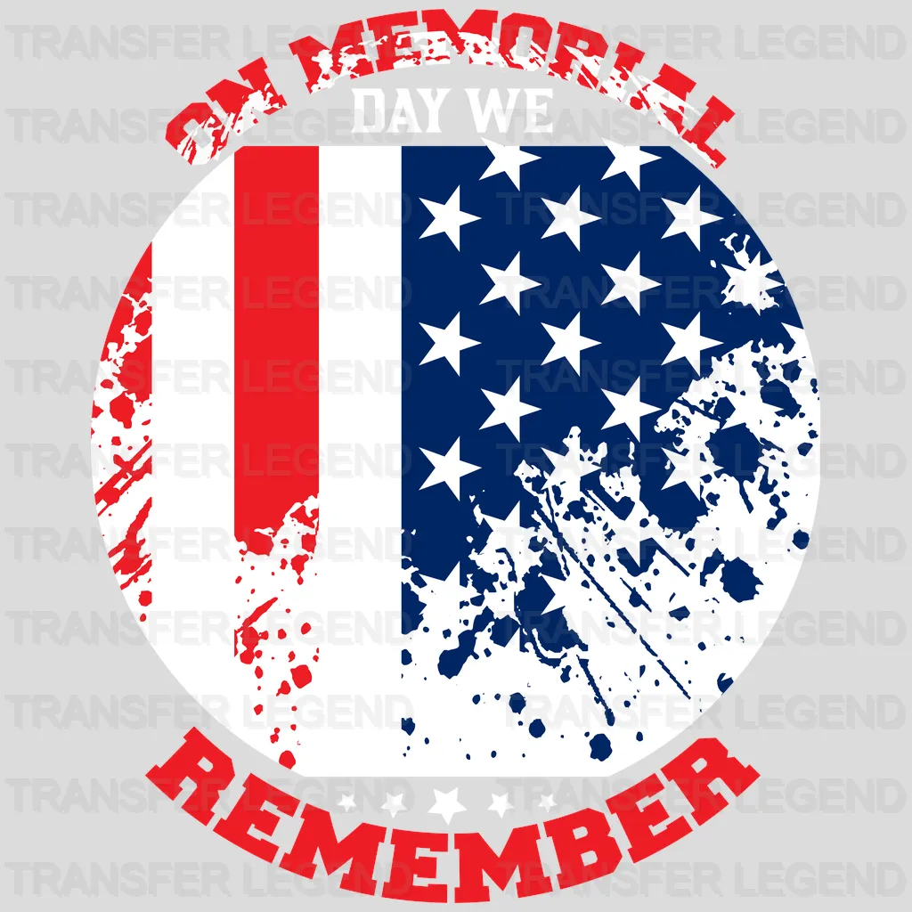 On Memorial Day- Memorial Day DTF Transfer - transferlegend