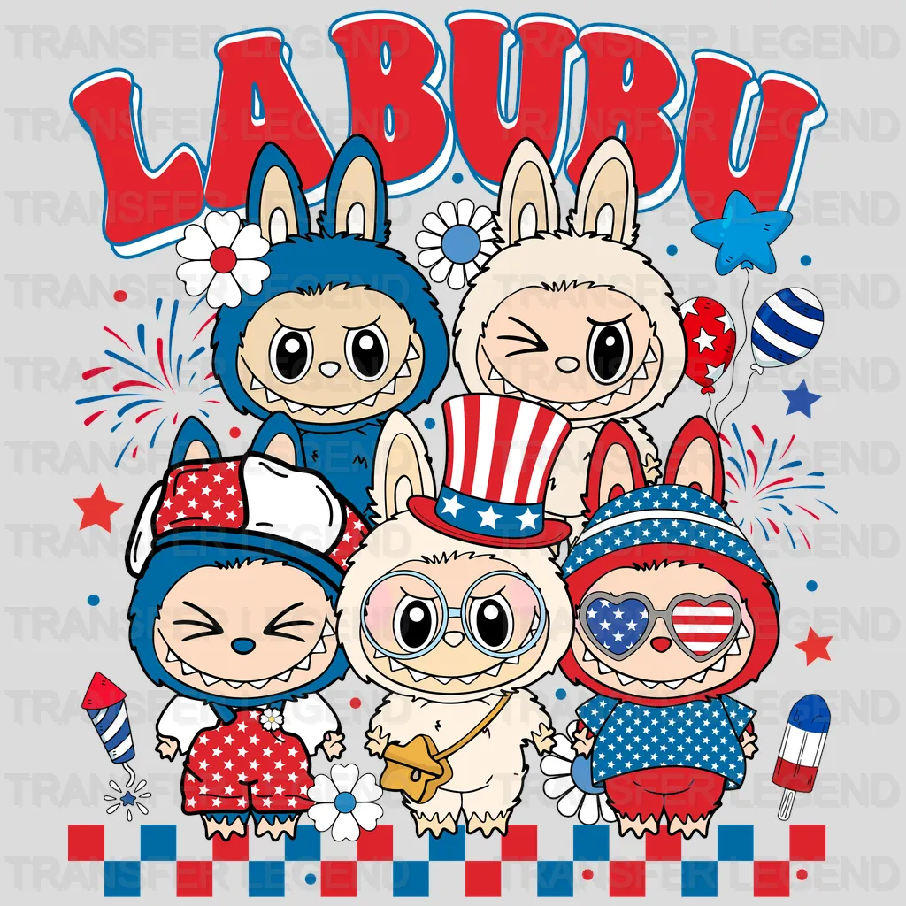 Come To Our Party Labubu Design - DTF Heat Transfers