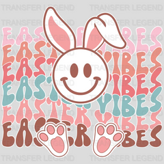 Easter Vibes Bunny Design - DTF heat transfer - transferlegend