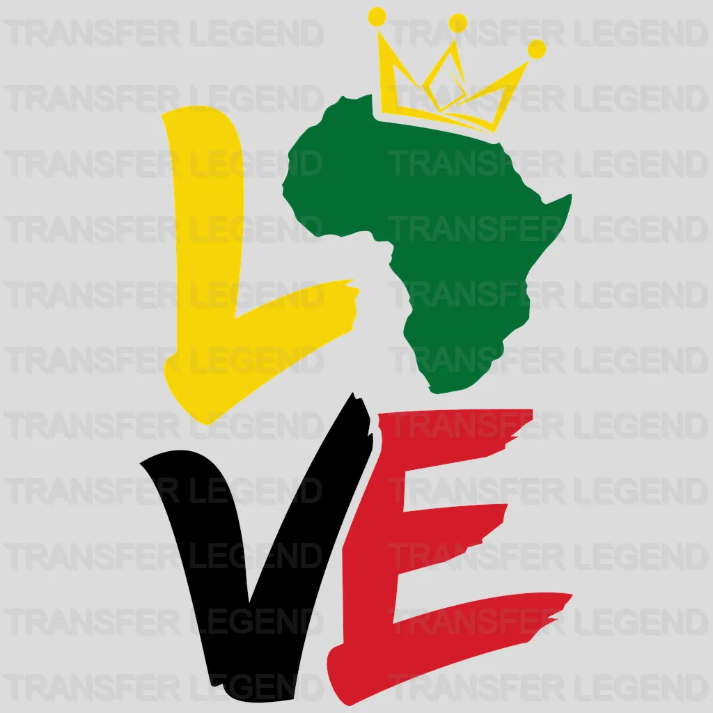 LOVE - BLM design DTF heat transfer - transferlegend