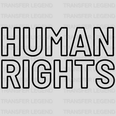 Human Rights Design - DTF heat transfer - transferlegend