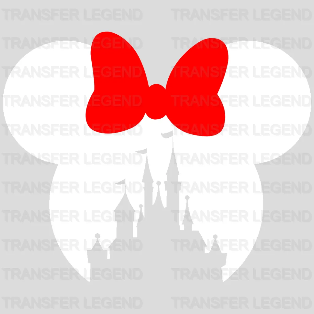 Mouse Head Castle Design - DTF heat transfer - transferlegend