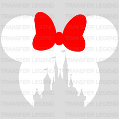 Disney Minnie Head Castle Design - DTF heat transfer - transferlegend