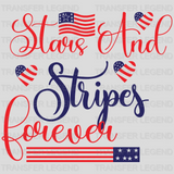 Stars And Stripes Forever DTF Transfer - transferlegend