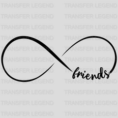 Best Friends Infinity Symbol design- DTF heat transfer - transferlegend