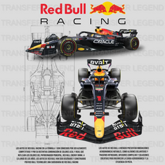 Red Bull Racing Formel 1 Cars Design - DTF Heat Transfer - transferlegend