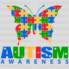 Autism Awareness Butterfly Design - transferlegend