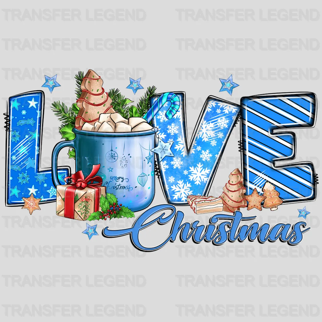 LOVE Christmas Design - DTF heat transfer - transferlegend