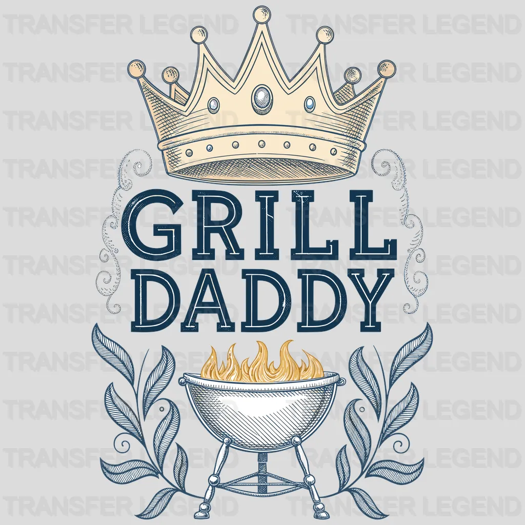 Grill Daddy Fathers Day Design - DTF Heat Transfers - transferlegend